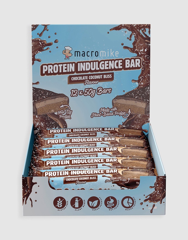 Macro Mike - Chocolate Coconut Bliss Protein Indulgence Bar - 12x50g