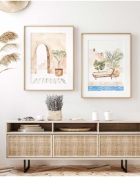 Olive et Oriel - Arched Home Art Print
