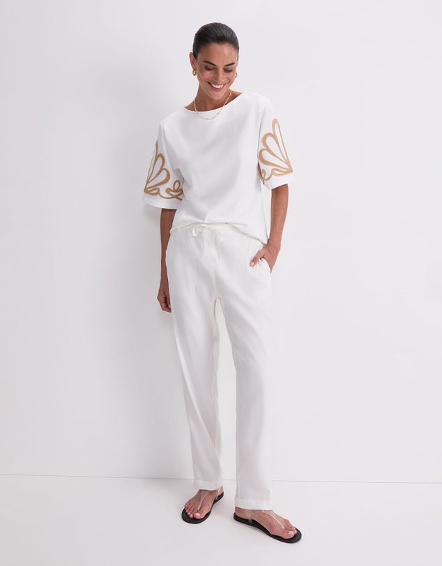 Sportscraft - Eliza Embroidery Top