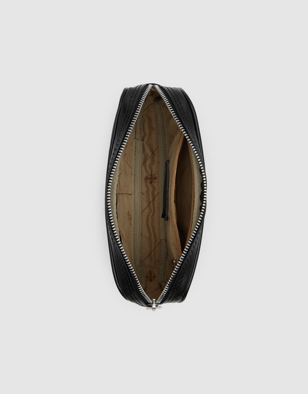 Republic of Florence - Marcus Black Leather Carry Pouch