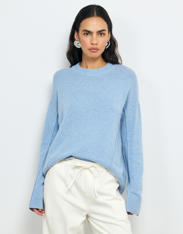 AERE - Zade Wool Blend Seam Detail Jumper