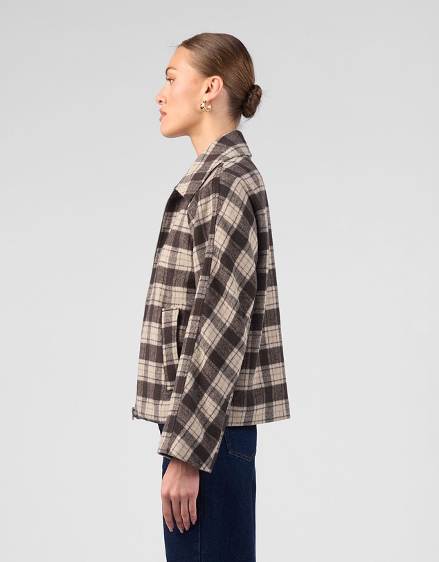 MVN - Plaid Short Jacket