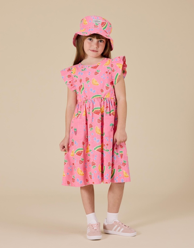 Goldie + Ace - Fruit Salad Lyla Dress - ICONIC EXCLUSIVE - Babies-Kids