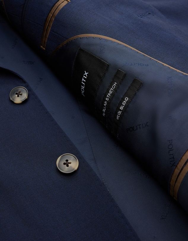 Politix - Wool Blend Regular Stretch Premium Tailored Jacket