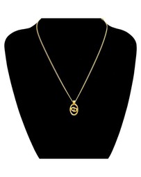 Pre-Loved by Azura Reborn - Pre-Loved Gold Plated CD Logo Pendant Necklace