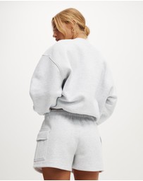 Cotton On Body Active - Plush Crew Sweatshirt