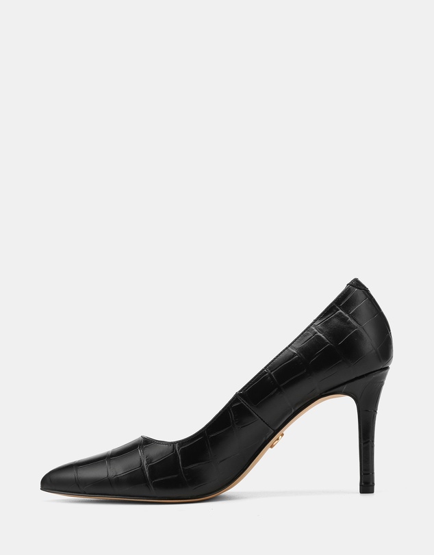 Wittner - Ravyn Croc Embossed Leather Pumps