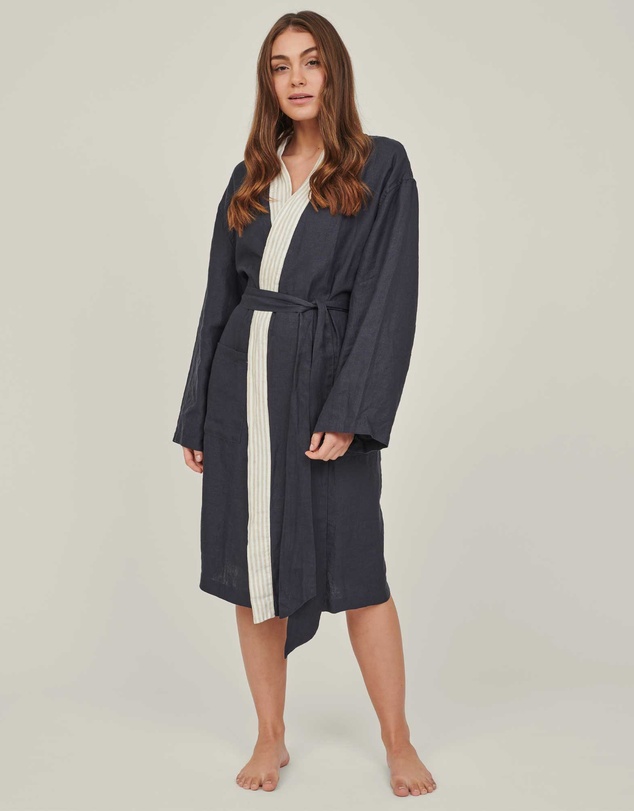 Carlotta + Gee - Linen Robe