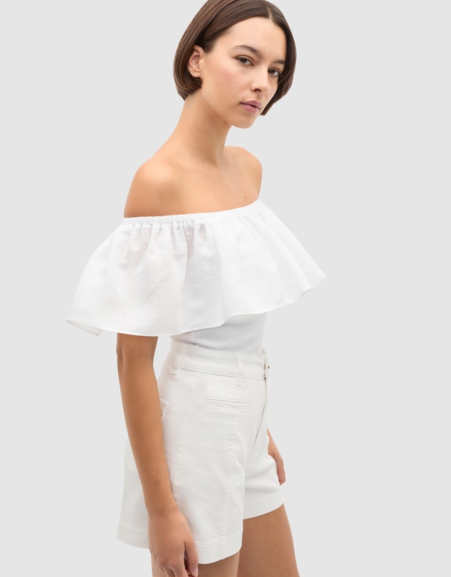 Seed Heritage - Off Shoulder Ruffle Top