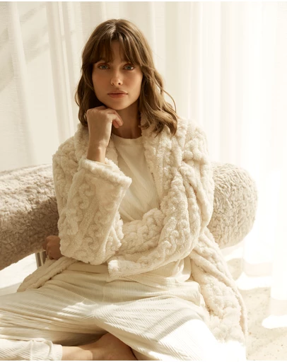 Gingerlilly - Gabriella Plush Long Robe