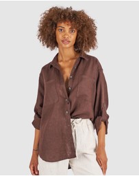 CAMIXA - Luna Oversize Linen Shirt