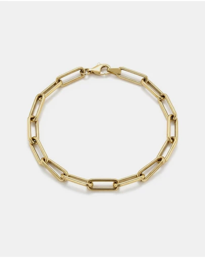 Zoe Olivia - 9K Gold Paperchain Bracelet