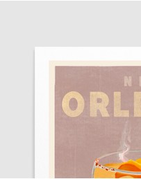Olive et Oriel - New Orleans Cocktail by The Whiskey Ginger Art Print