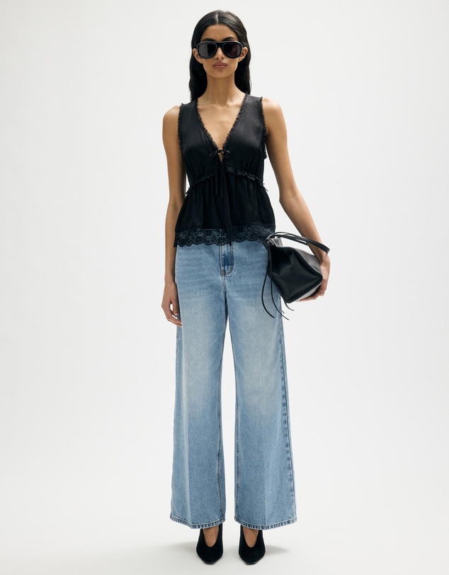 Minima Esenciales - Elina Lace Trim Top