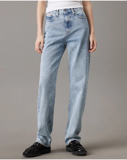 Calvin Klein Jeans - High Rise Straight Jeans