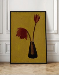 Olive et Oriel - Delicate Pair by Shatha Al Dafai Art Print