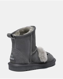 EVERAU - EverAU Ugg Koala Kids Plus Cow Suede Upper UGG Boots