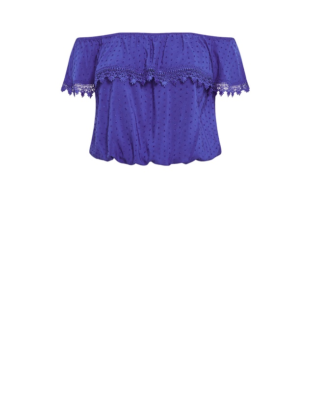 City Chic - Spot Sara Top