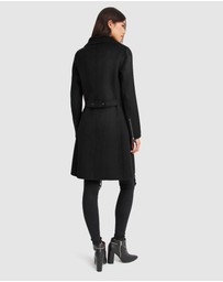 Belle & Bloom - Last Chance Wool Blend Moto Coat