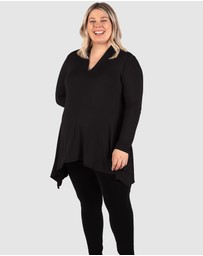 B Free Intimate Apparel - Maternity Bamboo V Neck Tunic Top