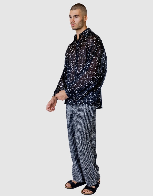 Justin Cassin - Starboy Star Sheer Shirt