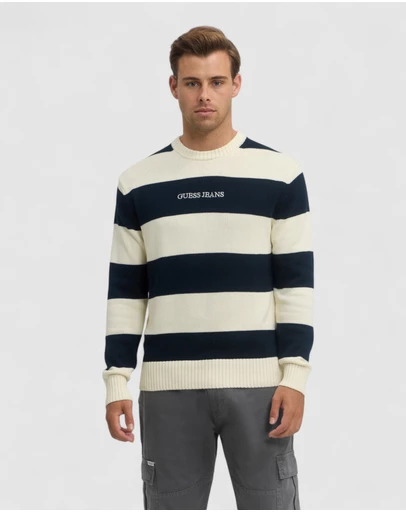 GUESS Jeans - GUESS JEANS Striped Knit Jumper