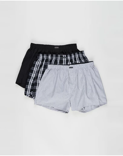 Calvin Klein - Cotton Classics 3 Pack Woven Boxers