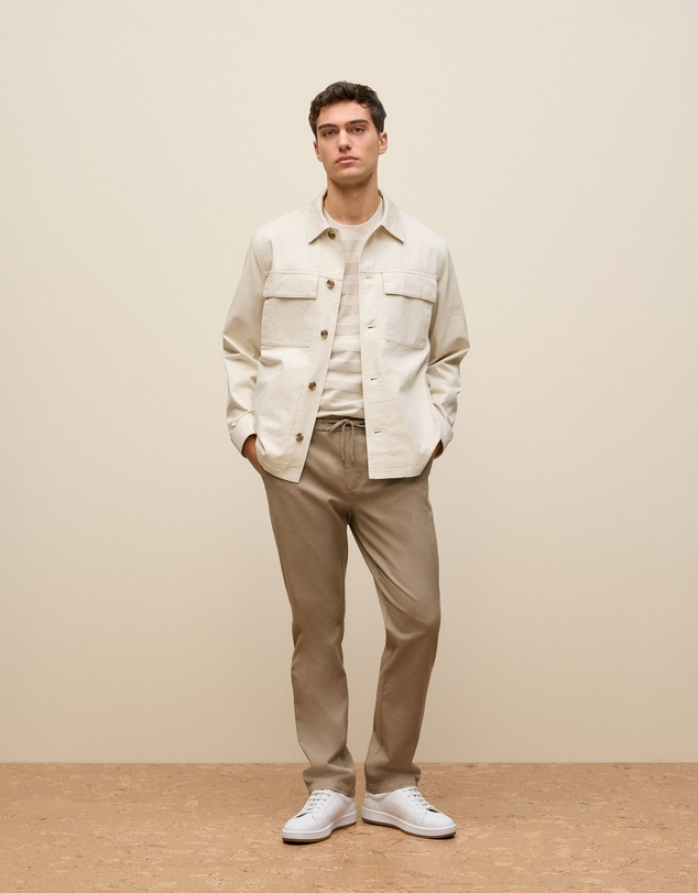 Trenery - Soft Drawcord Chino in Clove