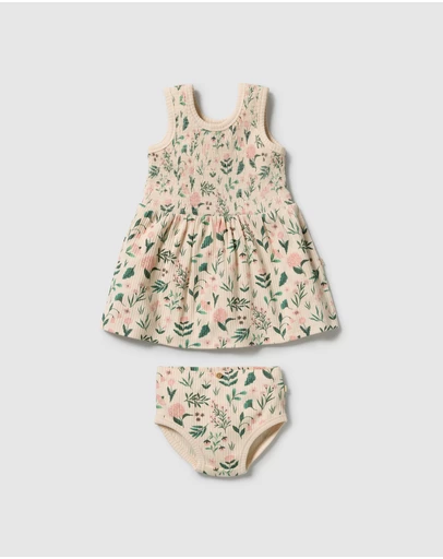 Wilson & Frenchy - Sweet Bloom Organic Dress Set - Babies