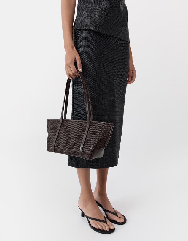 St. Agni - Woven Slim Bateau Tote