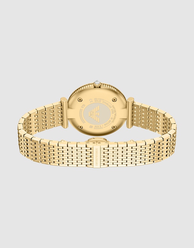 Emporio Armani - Gold Tone Analogue Watch