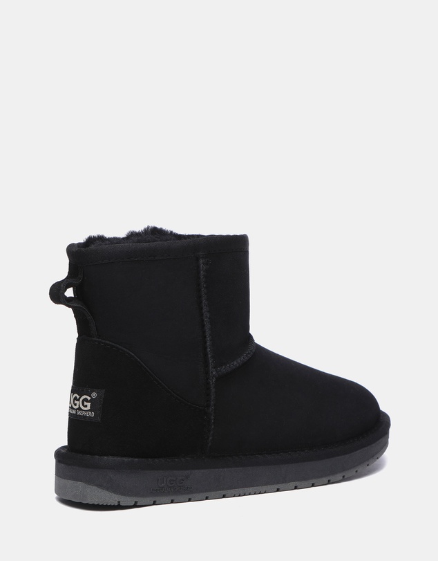 EVERAU - Australian Shepherd Ugg Mini Classic Sheepskin Upper UGG Boots