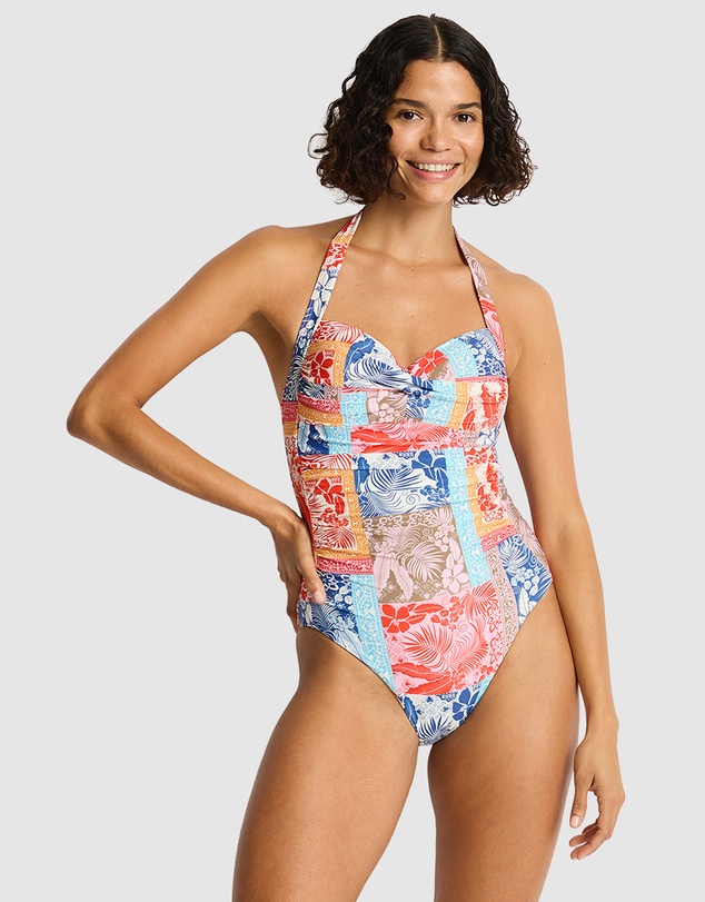 Sea Level Australia - Coco Island Twist Front Halter Multifit One Piece
