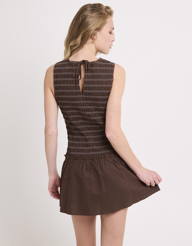 Subtitled - Delmore Shirred Dress
