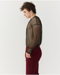 Justin Cassin - Troye Mesh Tee Top