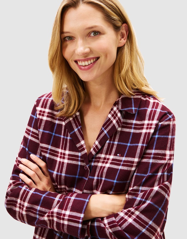 Tommy Hilfiger - Essential Flannel Long Sleeve Pyjama Set