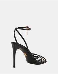 Steve Madden - Peepshow Black Patent Heels