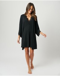 UNE PIECE - Lace Trim Modal Robe