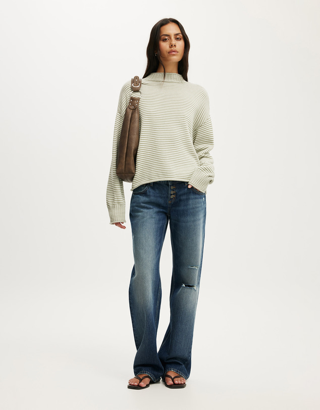 Cotton On - Mila Mock Neck Sweater