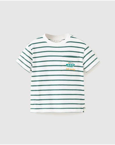 M.N.G - Stripe T-Shirt - Babies-Kids