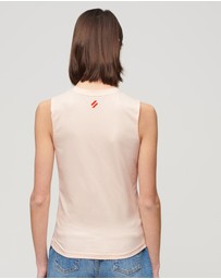 Superdry - Sport Luxe Graphic Fitted Tank Top