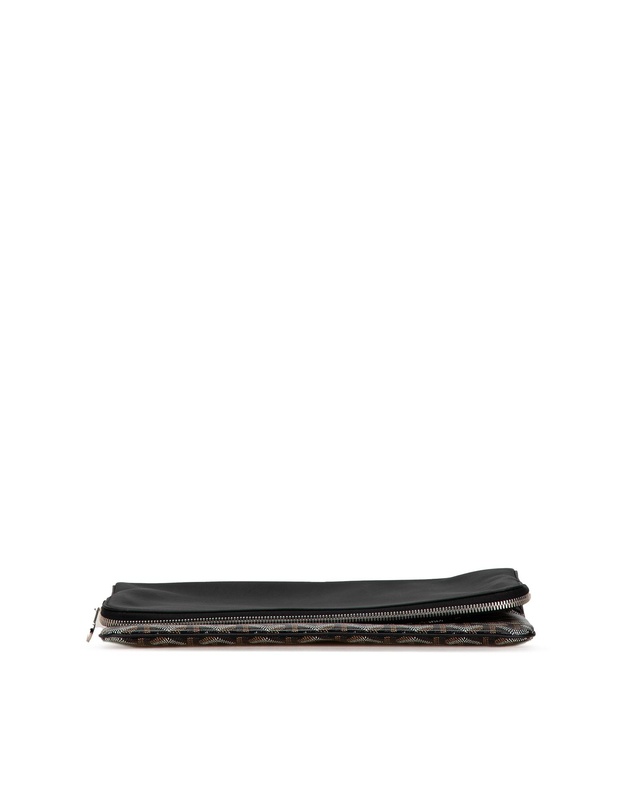 Pre-Loved by Azura Reborn - Pre-Loved Goyardine Canvas Leather Clutch