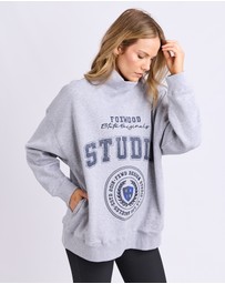 Foxwood - Studio Mock Neck Crew