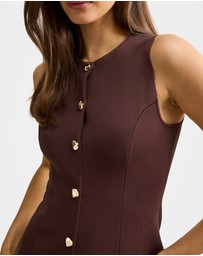 Forever New - Lucienne Fit and Flare Knitted Mini Dress