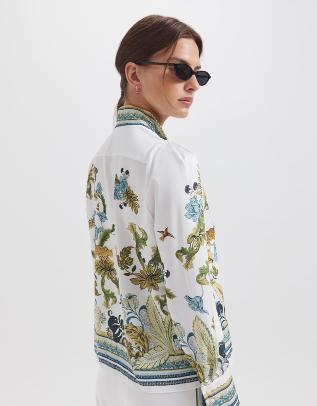 SABA - Liora Tie Neck Blouse