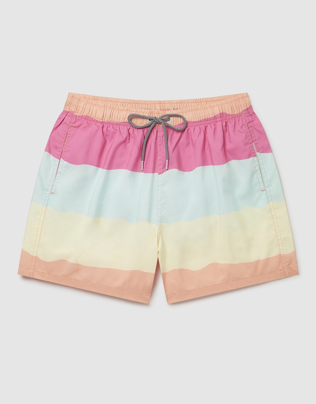 Boardies - Boardies Refresher Stripe Mid Length Swim Shorts