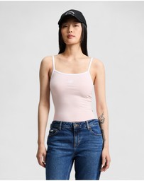 GUESS - GUESS JEANS Embroidered Star Tank Top