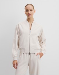Country Road - Australian Good Earth Cotton Zip Bomber Sweat