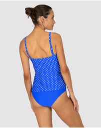 Baku Swimwear - Parisian Summer Tie Front Singlet Top