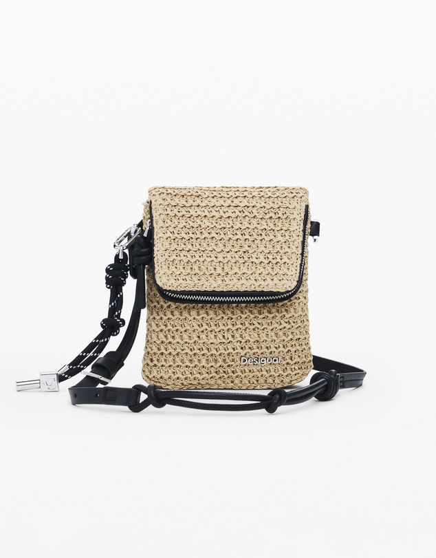 Desigual - Raffia phone holder wallet